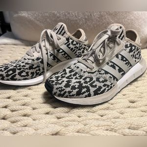Adidas cheetah/leopard print sneakers